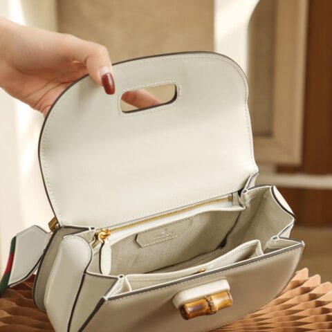 Gucci Bamboo 1947 small top handle bag ‎675797 10ODT 8454