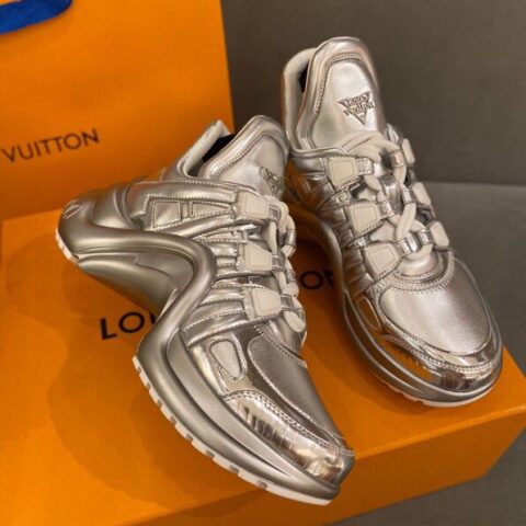 LV/路易威登   进口专柜原版皮拼接𝐀𝐫𝐜𝐡𝐥𝐢𝐠𝐡𝐭 休闲鞋