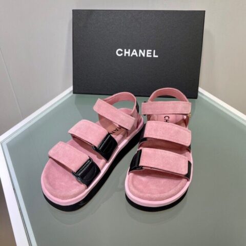 CHANEL香奈儿   顶级版小香魔术贴凉鞋