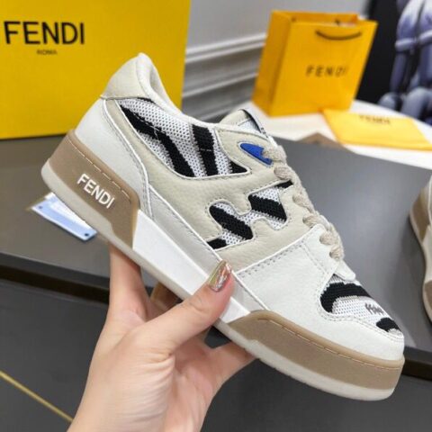 FENDI芬迪   标志性图案限定系列男女同款Match运动鞋