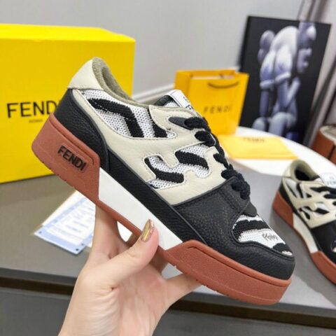 FENDI芬迪   标志性图案限定系列男女同款Match运动鞋