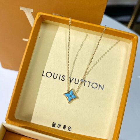 Louis Vuitton 路易威登 lv菱形贝母项链