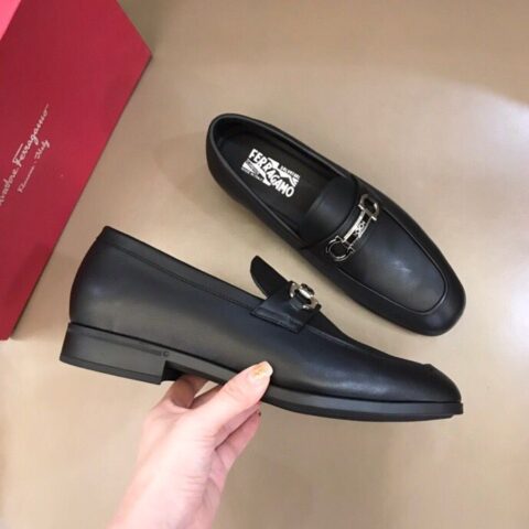 Ferragam* 菲拉高端精品男士正装休闲皮鞋