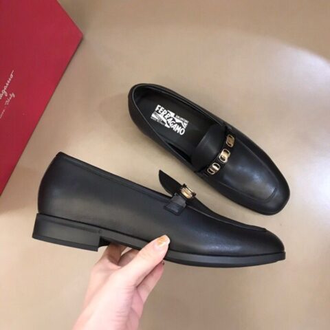 Ferragam* 菲拉高端精品男士正装休闲皮鞋