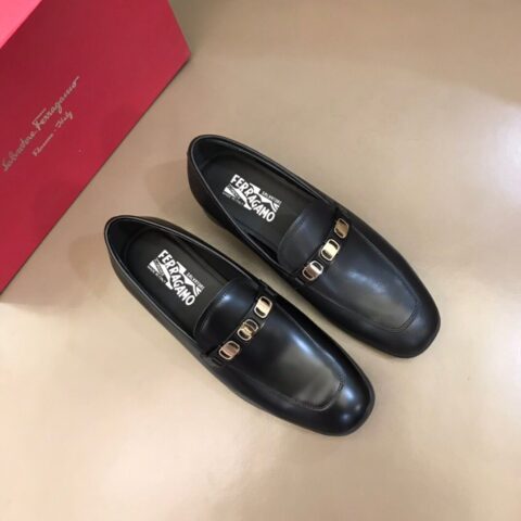 Ferragam* 菲拉高端精品男士正装休闲皮鞋