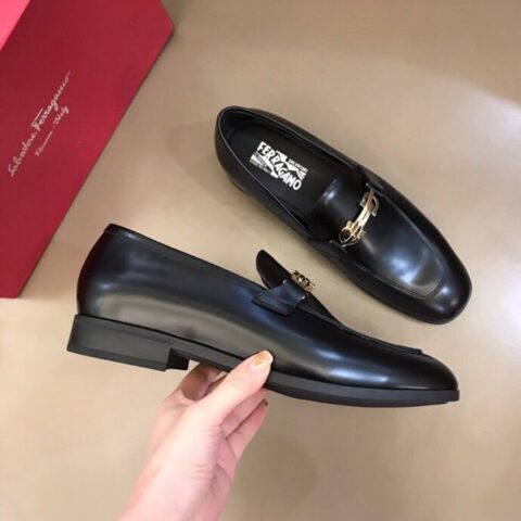 Ferragam* 菲拉高端精品男士正装休闲皮鞋