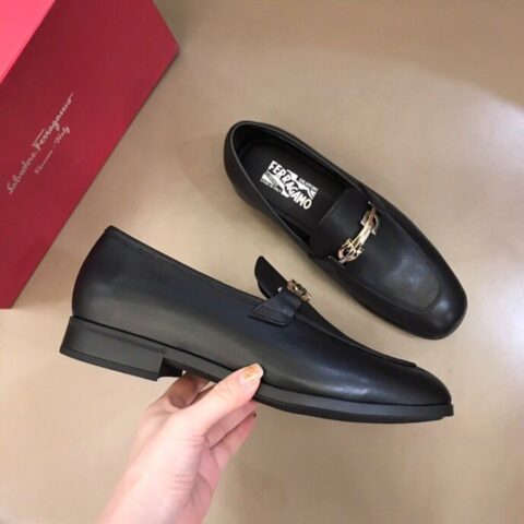 Ferragam* 菲拉高端精品男士正装休闲皮鞋