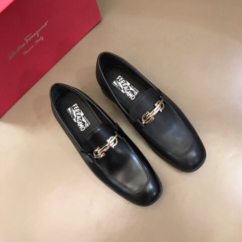 Ferragam* 菲拉高端精品男士正装休闲皮鞋