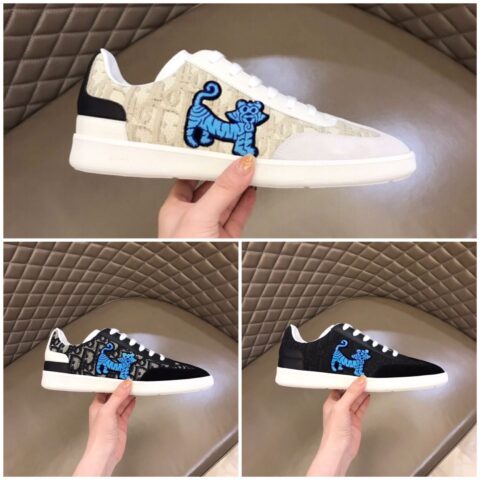 DIOR迪奥   原版牛皮绒面革新款 B01 运动鞋