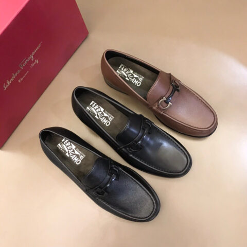 Ferragamo 菲拉格慕    意大利进口牛皮皮胚高端男士正装鞋休闲皮鞋