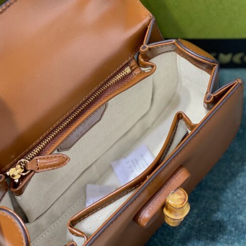 Gucci Bamboo 1947 small top handle bag 675797 10ODT 2579