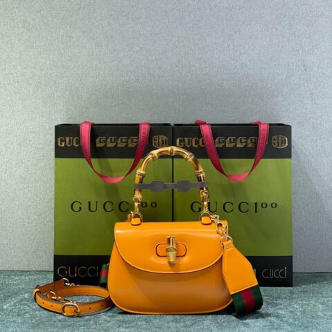 Gucci Bamboo 1947 small top handle bag 675797 10ODT 7769