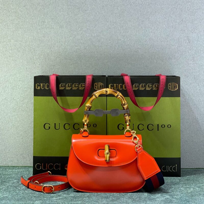 Gucci Bamboo 1947 small top handle bag 675797 10ODT 7768