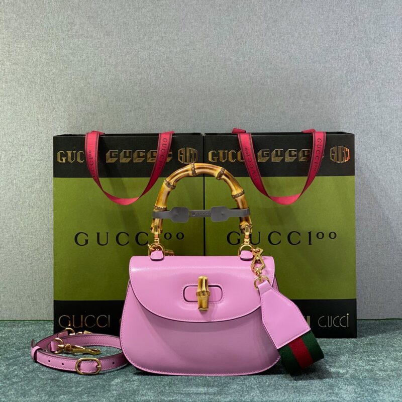 Gucci Bamboo 1947 small top handle bag ‎‎675797 10ODT 5467