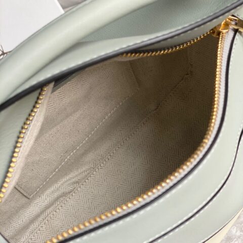 LOEWE罗意威 Puzzle bag 小号几何包 0189灰绿拼色24CM