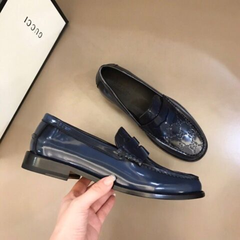 GUCCI古驰   进口头层牛皮G家原单男士正装商务皮鞋