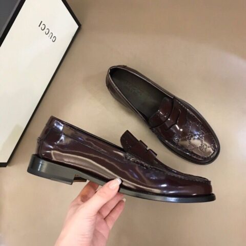 GUCCI古驰   进口头层牛皮G家原单男士正装商务皮鞋