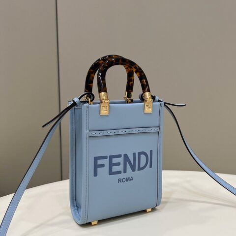 FENDI芬迪阳光MINI TOTE 全牛皮手袋8376A