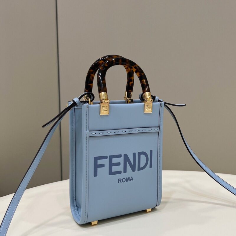 FENDI芬迪阳光MINI TOTE 全牛皮手袋8376A