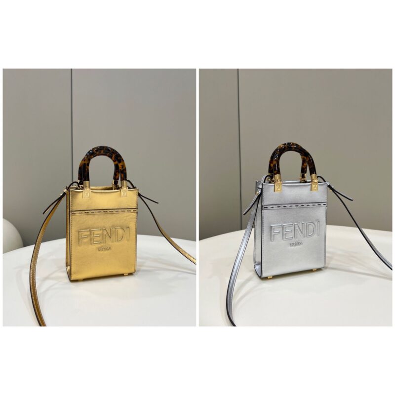 FENDI芬迪阳光MINI TOTE 全牛皮手袋8553s
