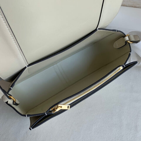 Celine Frame Medium 邮差包 180263(白色,墨绿)