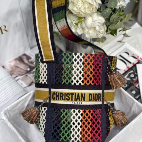 DIOR迪奥 D-Bubble 水桶包 M1276多色网眼