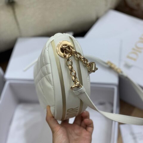 DIOR迪奥羊皮革藤格纹小号Vibe Hobo手袋M7200ONOG_M941