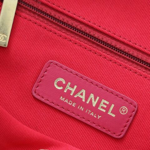 CHANEL 2022cc春夏预告系列HAAS荔枝皮双肩包AS3108黑色