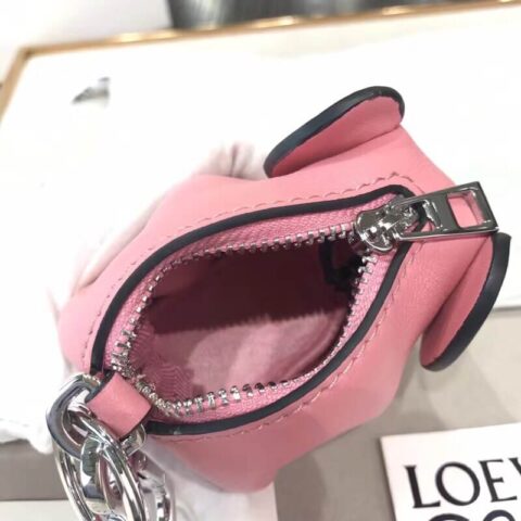 LOEWE罗意威 Elephant 小象🐘钥匙扣挂件 0255粉色