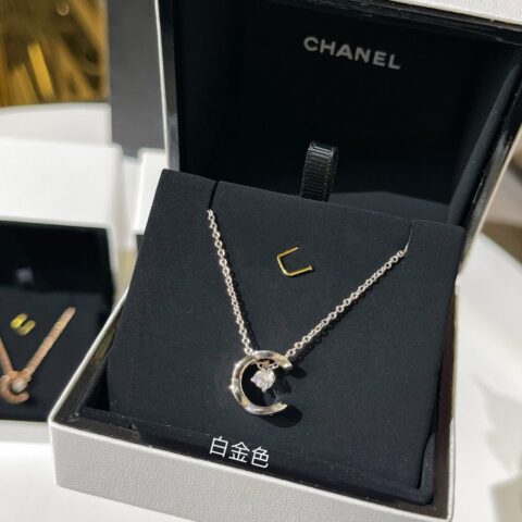 新款CHANEL香奈儿2022 coco crush系列水冰月 月亮项链