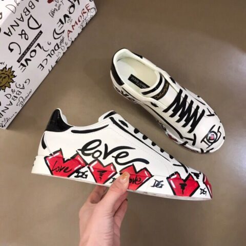 DG杜嘉班纳   进口原版牛皮高端精品男士休闲运动鞋