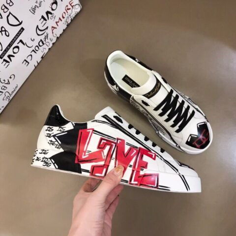 DG杜嘉班纳   进口原版牛皮高端精品男士休闲运动鞋