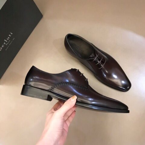 Berlui/布鲁缇   固特异手工款精品男士皮鞋