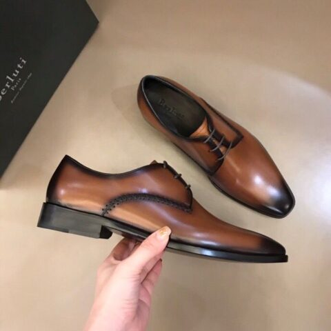Berlui/布鲁缇   固特异手工款精品男士皮鞋