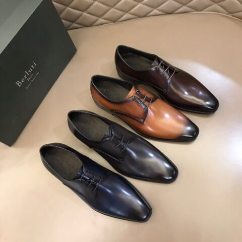 Berlui/布鲁缇   固特异手工款精品男士皮鞋