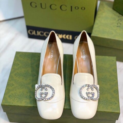 GUCCI古驰 意大利真皮底女款高跟鞋