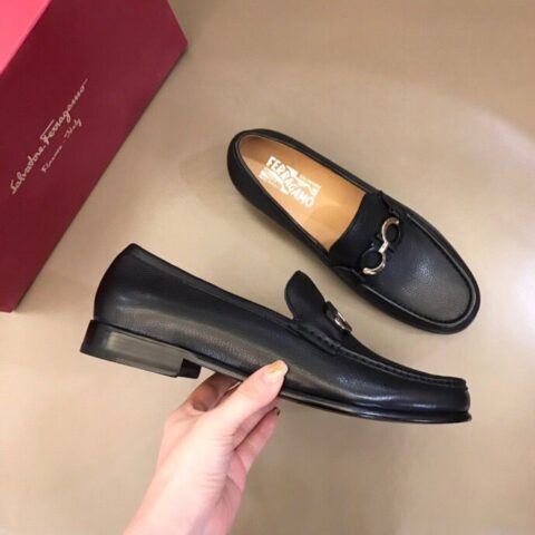 Ferragamo 菲拉格慕   意大利进口牛皮皮胚高端男士正装鞋休闲皮鞋