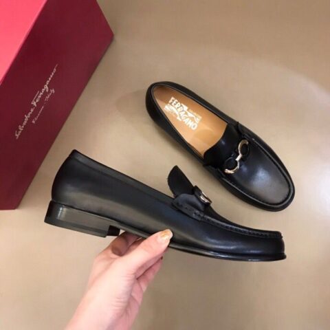 Ferragamo 菲拉格慕   意大利进口牛皮皮胚高端男士正装鞋休闲皮鞋