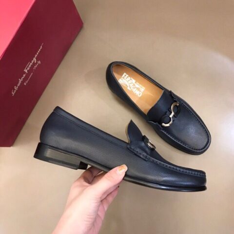 Ferragamo 菲拉格慕   意大利进口牛皮皮胚高端男士正装鞋休闲皮鞋