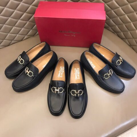 Ferragamo 菲拉格慕   意大利进口牛皮皮胚高端男士正装鞋休闲皮鞋