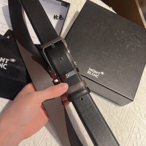 MONTBLANC万宝龙   搭配牛皮材质腰带3.5cm