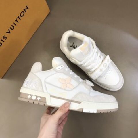 LV/路易威登   2022春夏新配色男士魔术贴Trainer运动鞋