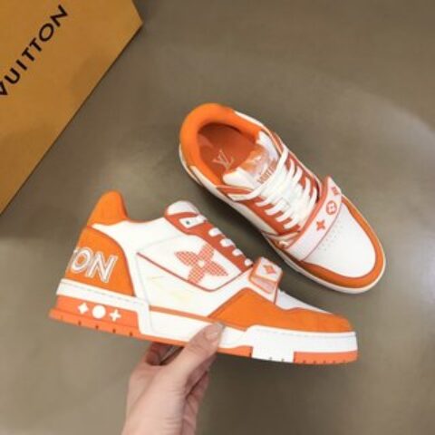 LV/路易威登   2022春夏新配色男士魔术贴Trainer运动鞋
