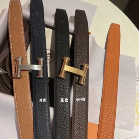 HERMES爱马仕   Agora皮带扣&双面皮腰带32毫米