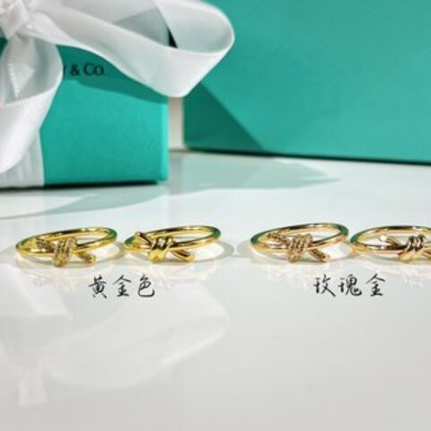 新款☑️TIFFANY&Co.蒂芙尼tiffany knot戒指