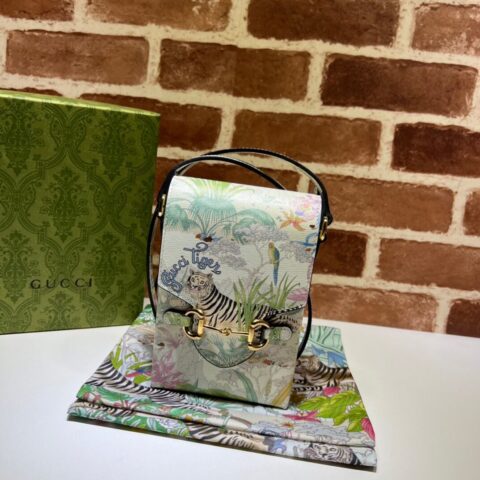 GUCCI古驰老虎印花手机包625615