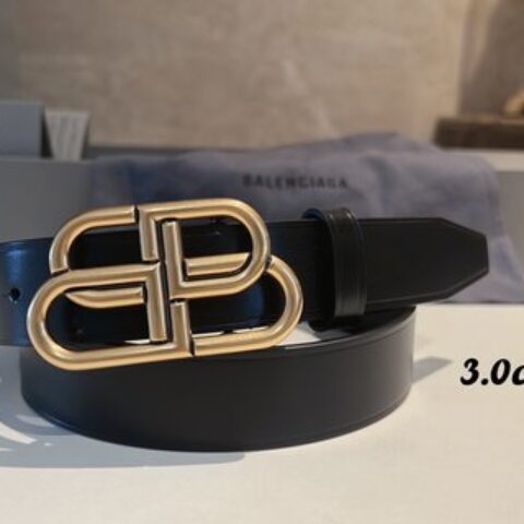 balenciaga巴黎世家  3.0cm锁扣BB腰带