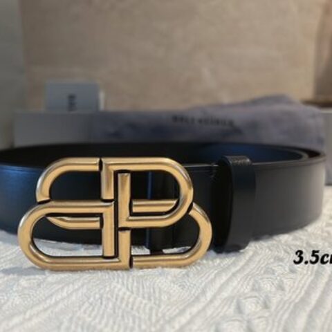 balenciaga巴黎世家  3.5cm锁扣BB腰带
