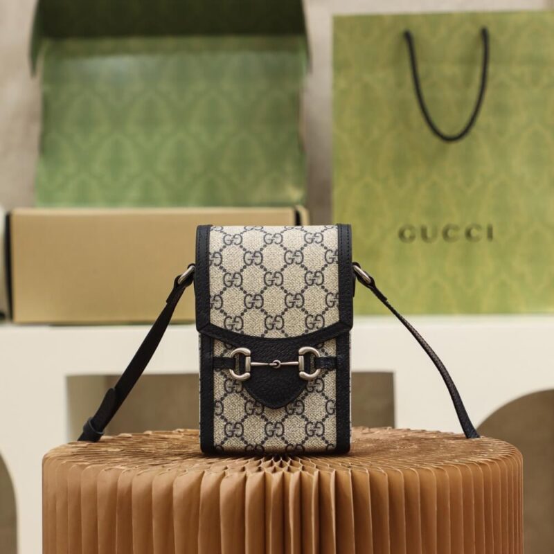 Gucci马衔扣1955系列迷你手机包625615 K9GSN 4075