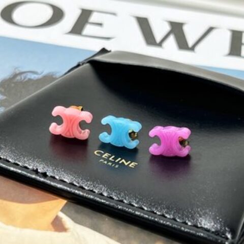 Celine赛琳凯旋门马卡龙耳钉三件套